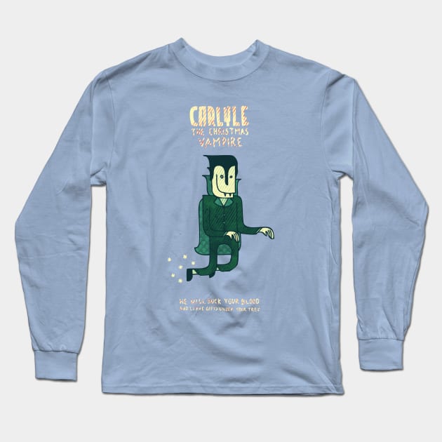 carlyle, the christmas vampire 1 Long Sleeve T-Shirt by againstbound